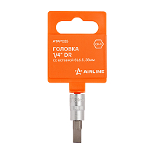 Головка 1/4"DR со вставкой SL6.5, L=37мм