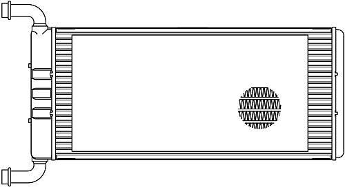 Радиатор отопителя для автомобилей Sprinter (06-)/Crafter (06-)