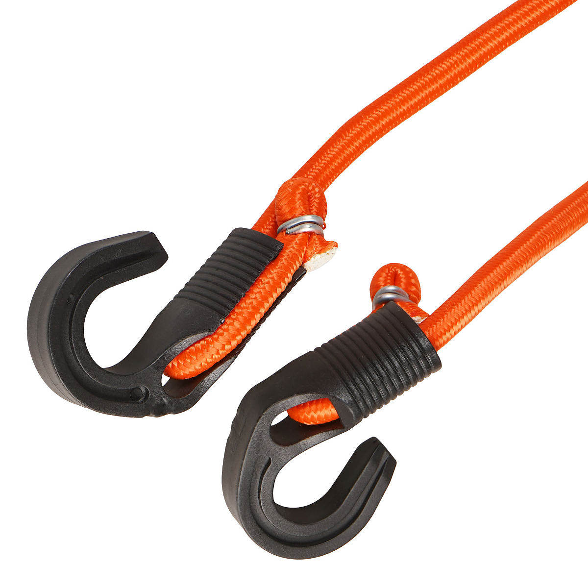 Резинки-стяжки набор 2 шт. 120 см, D-8 мм (пластиковые крючки)