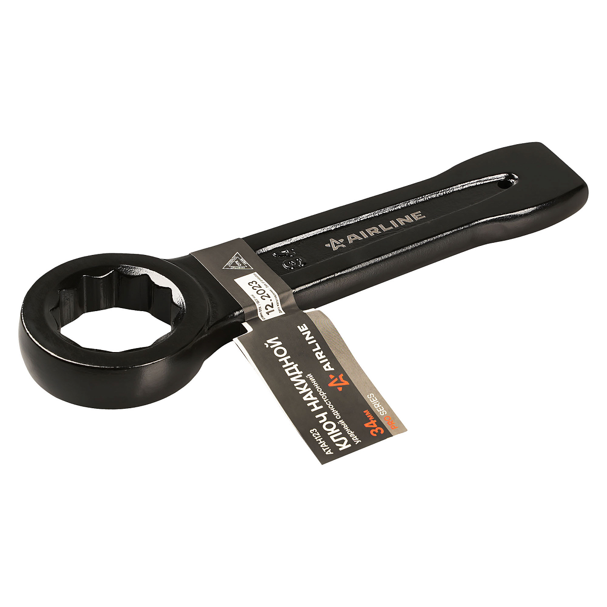 Ключ ударный накидной односторонний 34мм, L=190-205мм