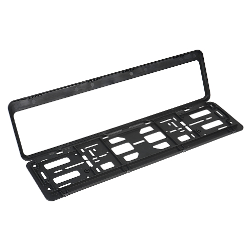 Рамка под номерной знак, камуфляж "Зима", рамка-книжка