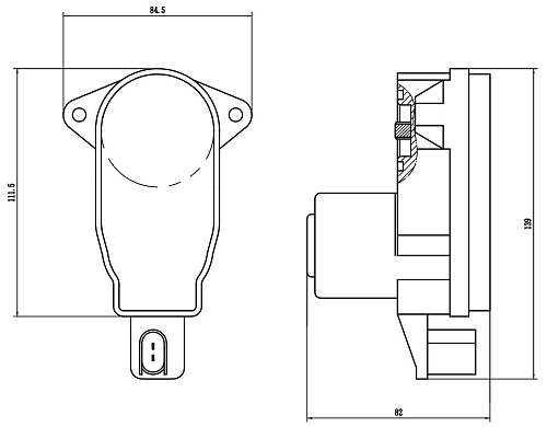 Электродвигатель стояночного тормоза для автомобилей Geely Monjaro (21-)