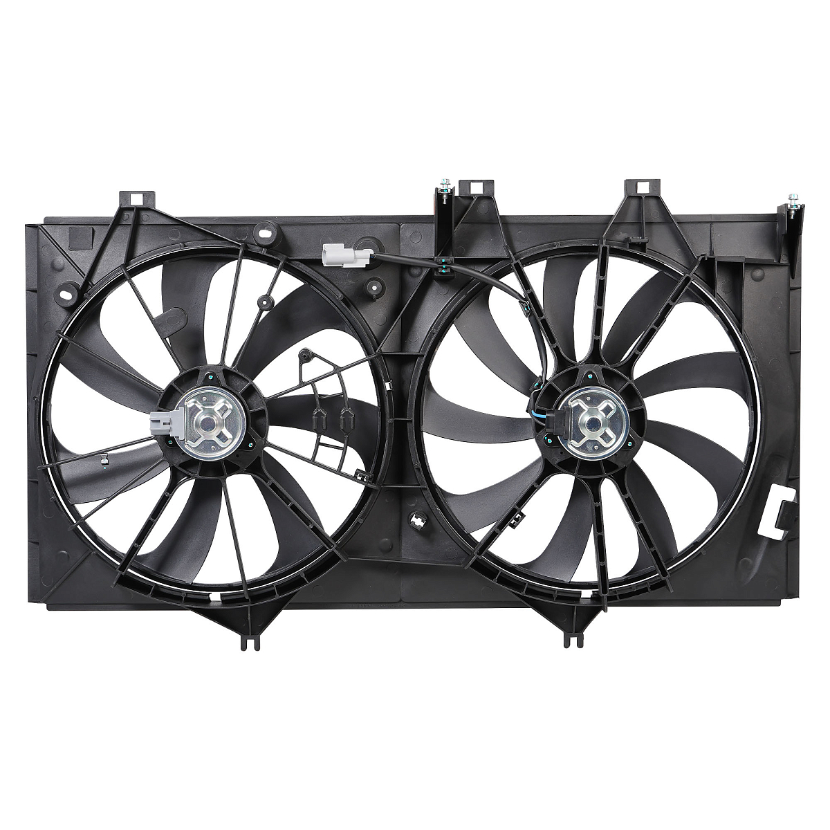 Электровентилятор охлаждения для автомобилей Toyota Camry (XV50) (11-) 2.0i/2.5i (2 вент.) (с кожухом)