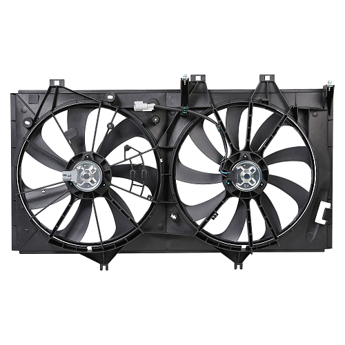 Электровентилятор охлаждения для автомобилей Toyota Camry (XV50) (11-) 2.0i/2.5i (2 вент.) (с кожухом)