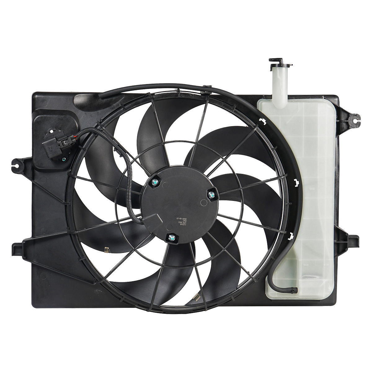 Электровентилятор охлаждения для автомобилей Hyundai Creta (21-) 1.6i/2.0i (с кожухом и резистором)