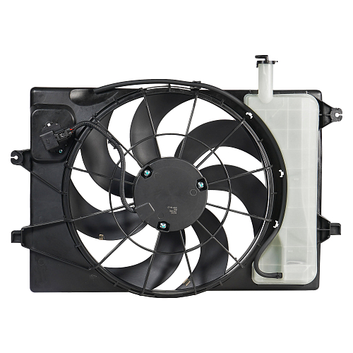 Электровентилятор охлаждения для автомобилей Hyundai Creta (21-) 1.6i/2.0i (с кожухом и резистором)