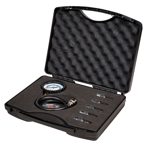 Тестер давления масла PRO, набор 11 пр., пласт. кейс