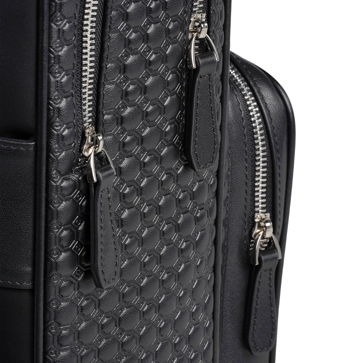 Рюкзак кожаный чёрный CR