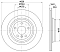 Диски тормозные для автомобилей Mercedes GLE (W166) (15-) / M (W166) (11-) задний d=330 (перфорированный)