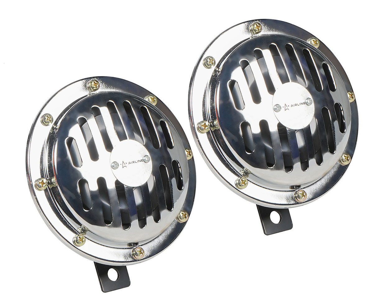 Сигнал звуковой дисковый 125мм 340/420Гц 118дБ 12В LOW/HIGH, кмпл. 2 шт.