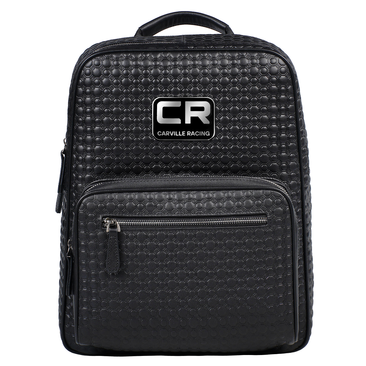 Рюкзак кожаный чёрный CR