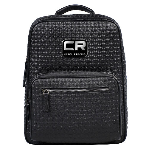 Рюкзак кожаный чёрный CR