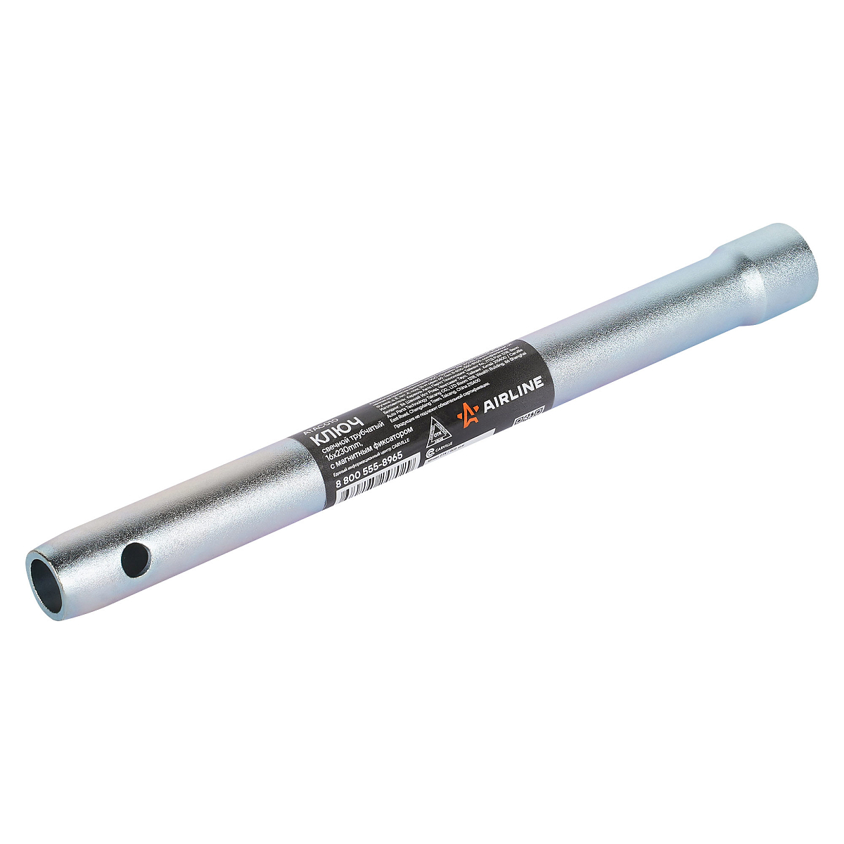 Ключ свечной трубчатый 16мм, 230мм PRO, магнитный фиксатор