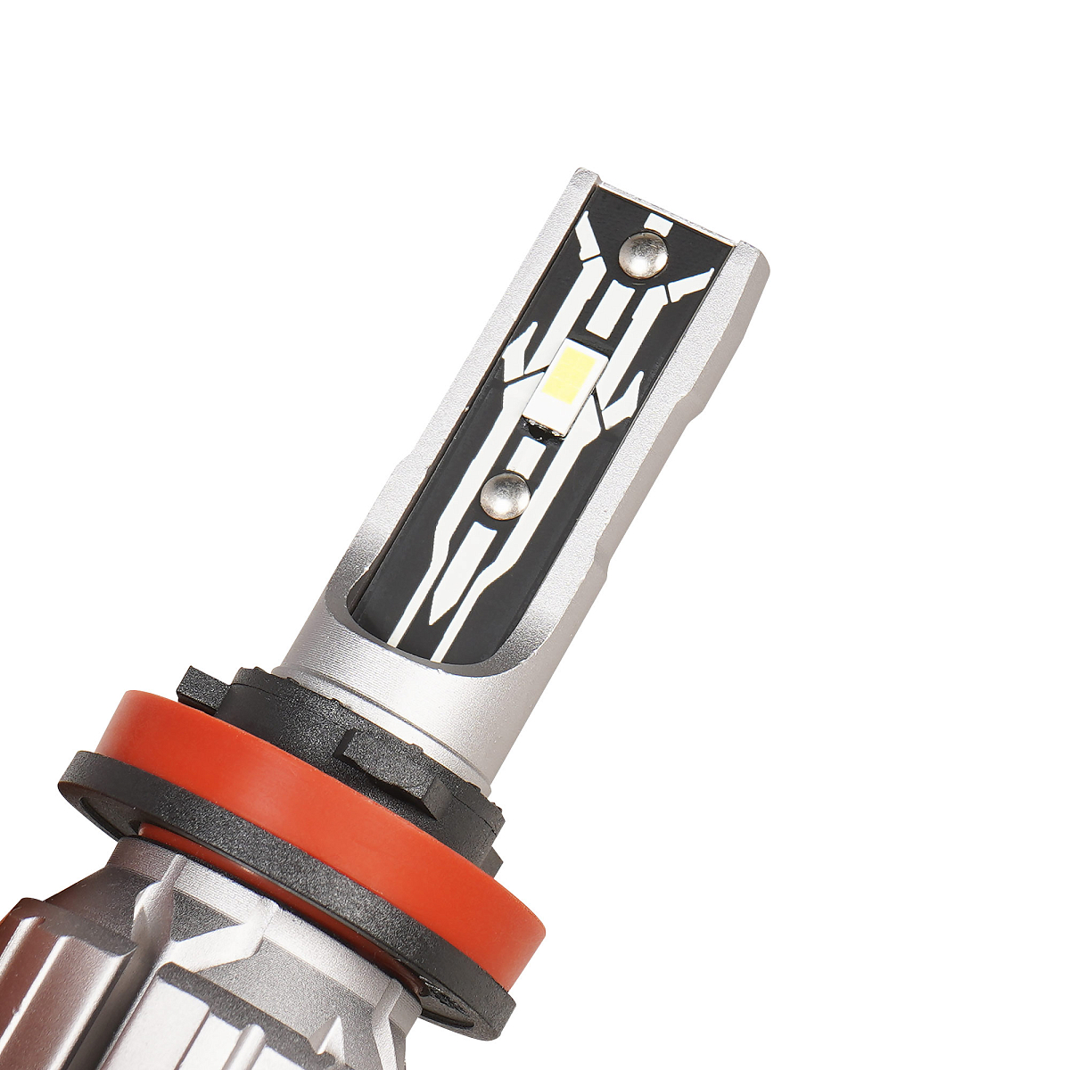 Лампа светодиодная H11/H8 STANDARD, 17Вт, 4000Лм (2000Лм x 2), 6000К (Белый), 12В, комплект 2 шт. МП-серия