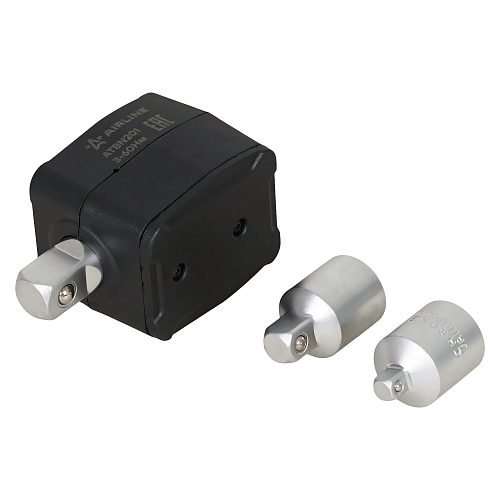 Адаптер динамометрический цифровой 1/2" 3-60Нм, с переходниками (1/4", 3/8"), кейс