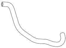 Патрубок отоп. для а/м Hyundai Getz (02-) 1.1i подвод. (EPDM,1шт.)