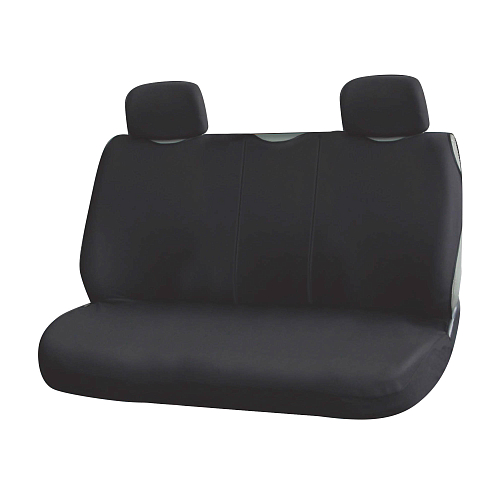 Чехлы-майки "Блааст" комплект передние/задние, цвет черный, материал велюр