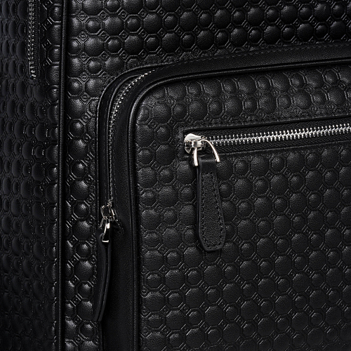 Рюкзак кожаный чёрный CR