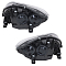 Фары для автомобилей Ford Focus II (05-) (головного света) рестайлинг, галоген, электрический корректор., цвет рамы: черный, комплект: левая и правая (2 штуки)