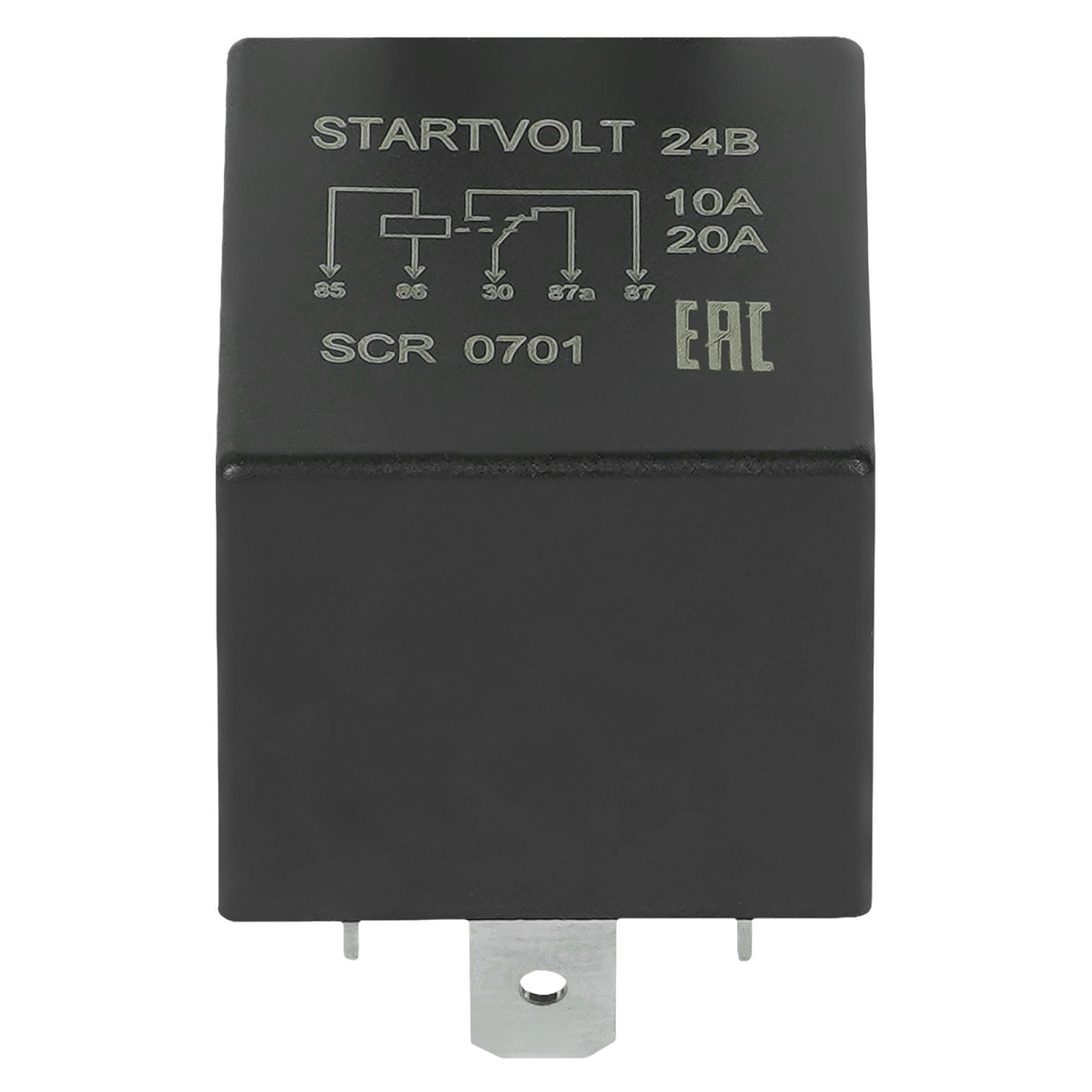 Реле 24V 10/20A 5 контактов (без кронштейна, без резистором)