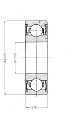 Подшипник коленвала и вала вторичного КПП для автомобиля ГАЗ 3110/3302