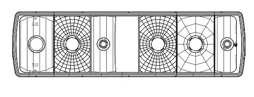 Фонарь задний для автомобилей FAW J6 левый