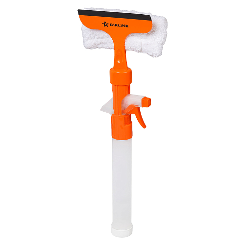 Водосгон с распылителем и щеткой из микрофибры (лезвие 13 см)