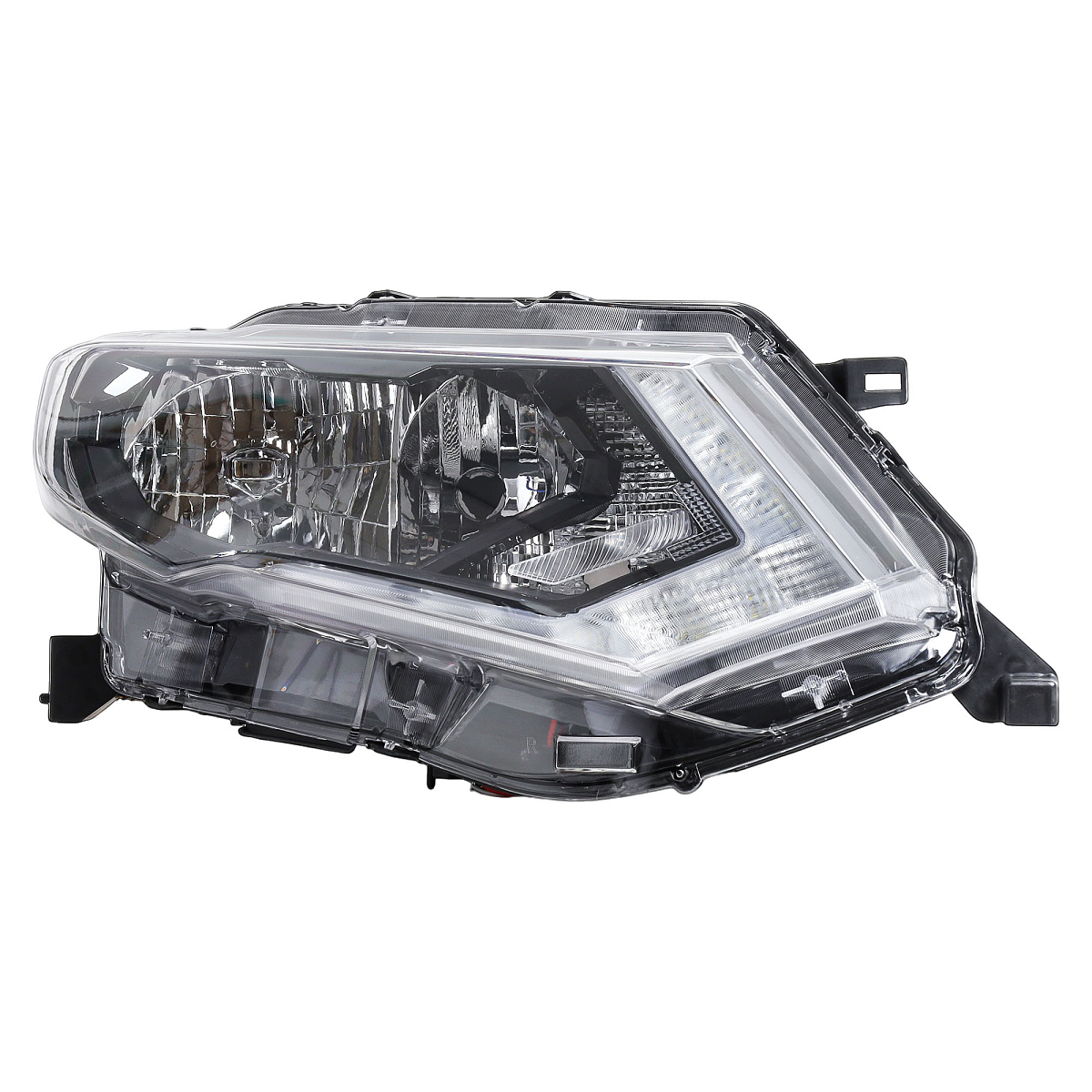 Фара для автомобилей Nissan X-Trail T32 (13-) рестайлинг, галоген/светодиодная, с ДХО, электрический корректор, правая