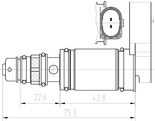 Клапан регулир. для компрессора кондиц. LCAC 18K1 LUZAR