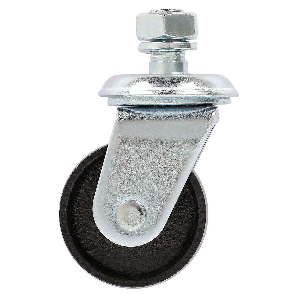 Колесо для подкатного домкрата заднее D60 INDUSTRY, поворотное с крепежом