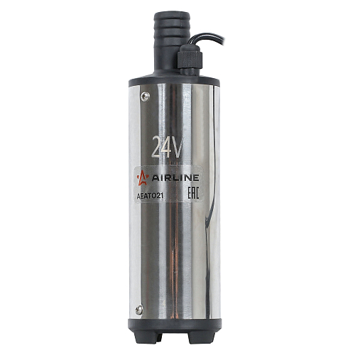 Насос перекачки диз. топлива погружной 24В, 51мм, 40л/мин, внутр. фильтр, шланг 200х2.1см