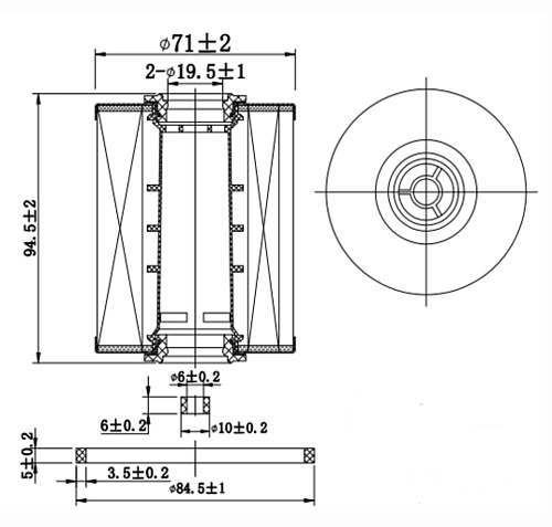 Фильтр топливный для автомобилей Opel Zafira A (99-)/B (05-)/Astra G (98-)/H (04-) 1.7D/2.0D