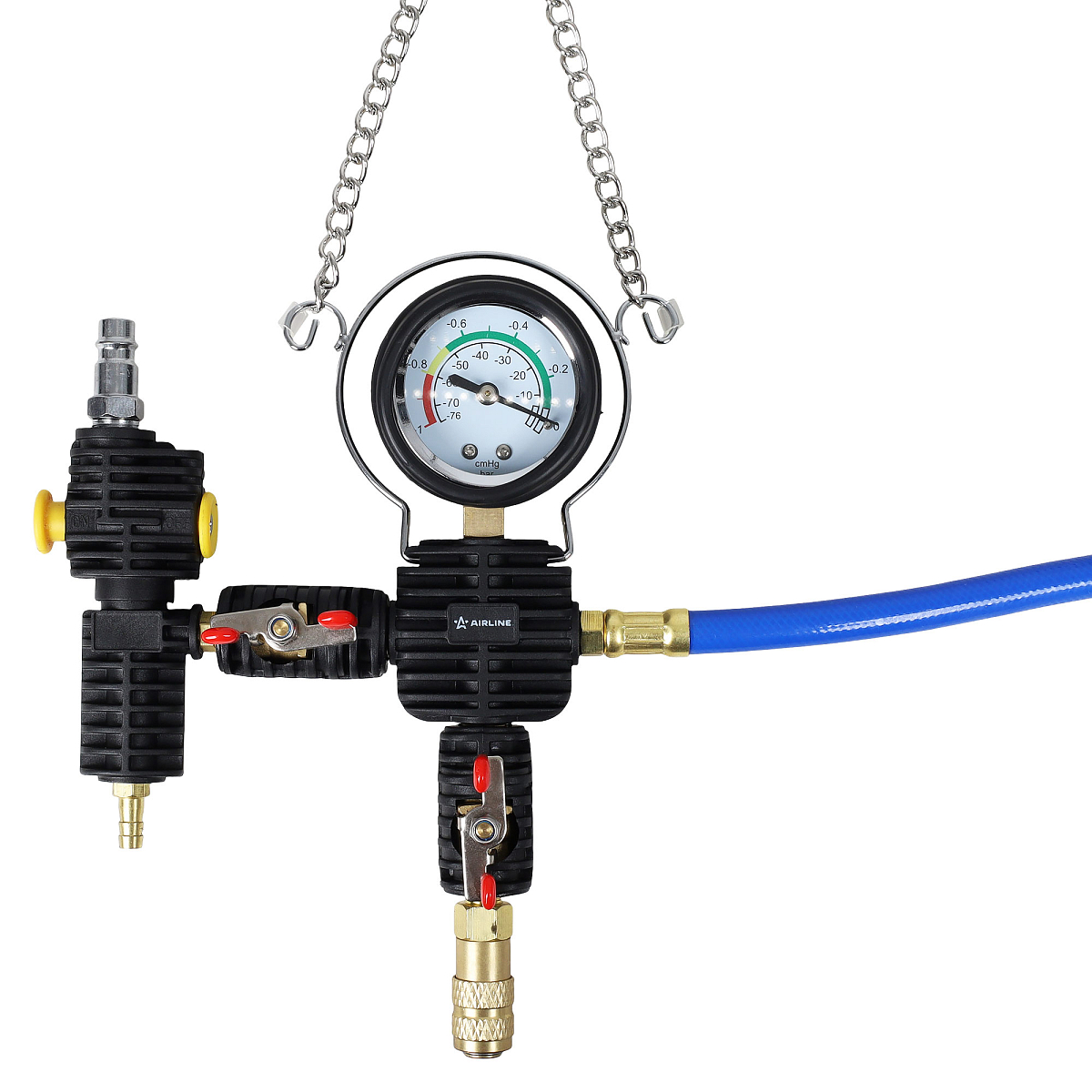 Приспособление для замены охлаждающей жидкости вакуумное, набор 4 пр., кейс