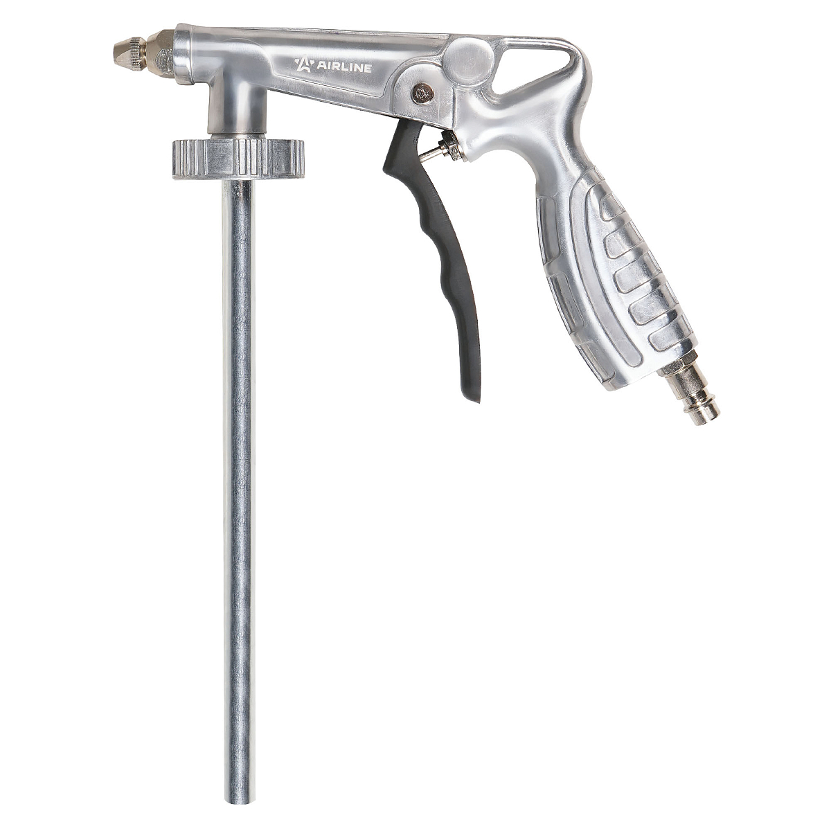 Пистолет для антигравийных и антикоррозийных составов PRO с гибким и прямым соплами