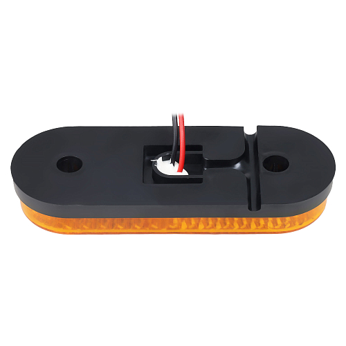 Огонь габаритный светодиодный, 12/24В, оранжевый, съемный кронштейн, комплект 4 шт.