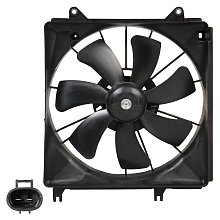 Электровентилятор охлаждения для автомобилей Suzuki SX4 (06-) (с кожухом)