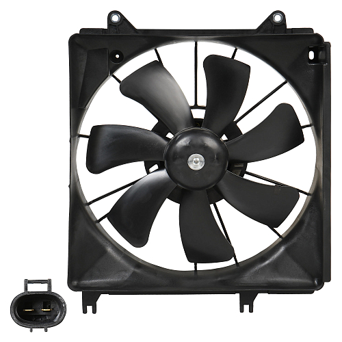 Электровентилятор охлаждения для автомобилей Suzuki SX4 (06-) (с кожухом)