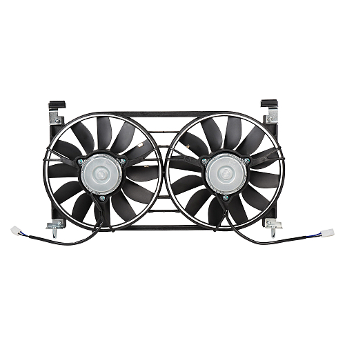 Электровентилятор охлаждения для автомобилей Лада 21213 21214 Нива (с кожухом) (2 вент.) (тип Валее)