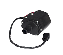 Кран отопителя электрический для автомобилей ГАЗель (2 патрубка) (бессальниковая конструкция)