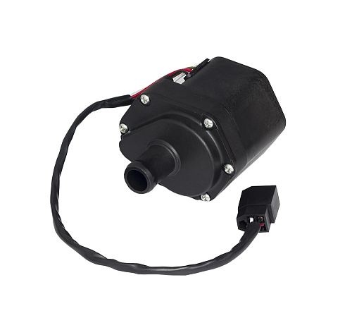 Кран отопителя электрический для автомобилей ГАЗель (2 патрубка) (бессальниковая конструкция)