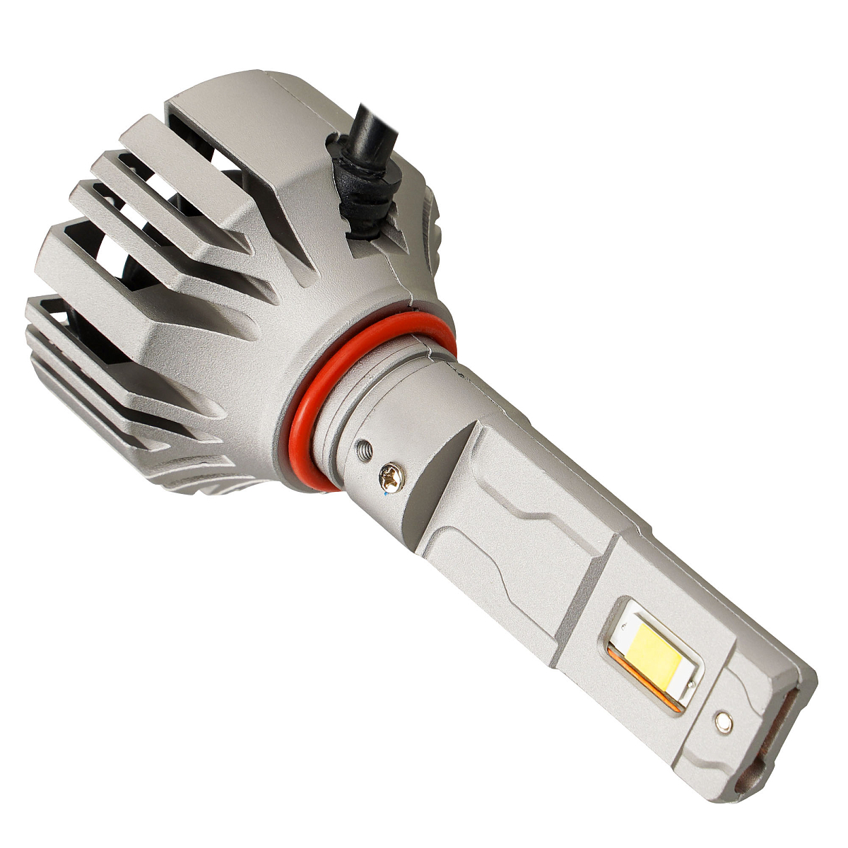 Лампа светодиодная H7 PRO, 50Вт, 9200Лм (4600Лм x 2), 3000К (Желтый), 12/24В, комплект 2 шт.