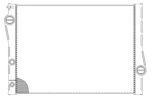 Радиатор охлаждения для автомобилей X5 (E70) (07-) 30d/3.0t AT