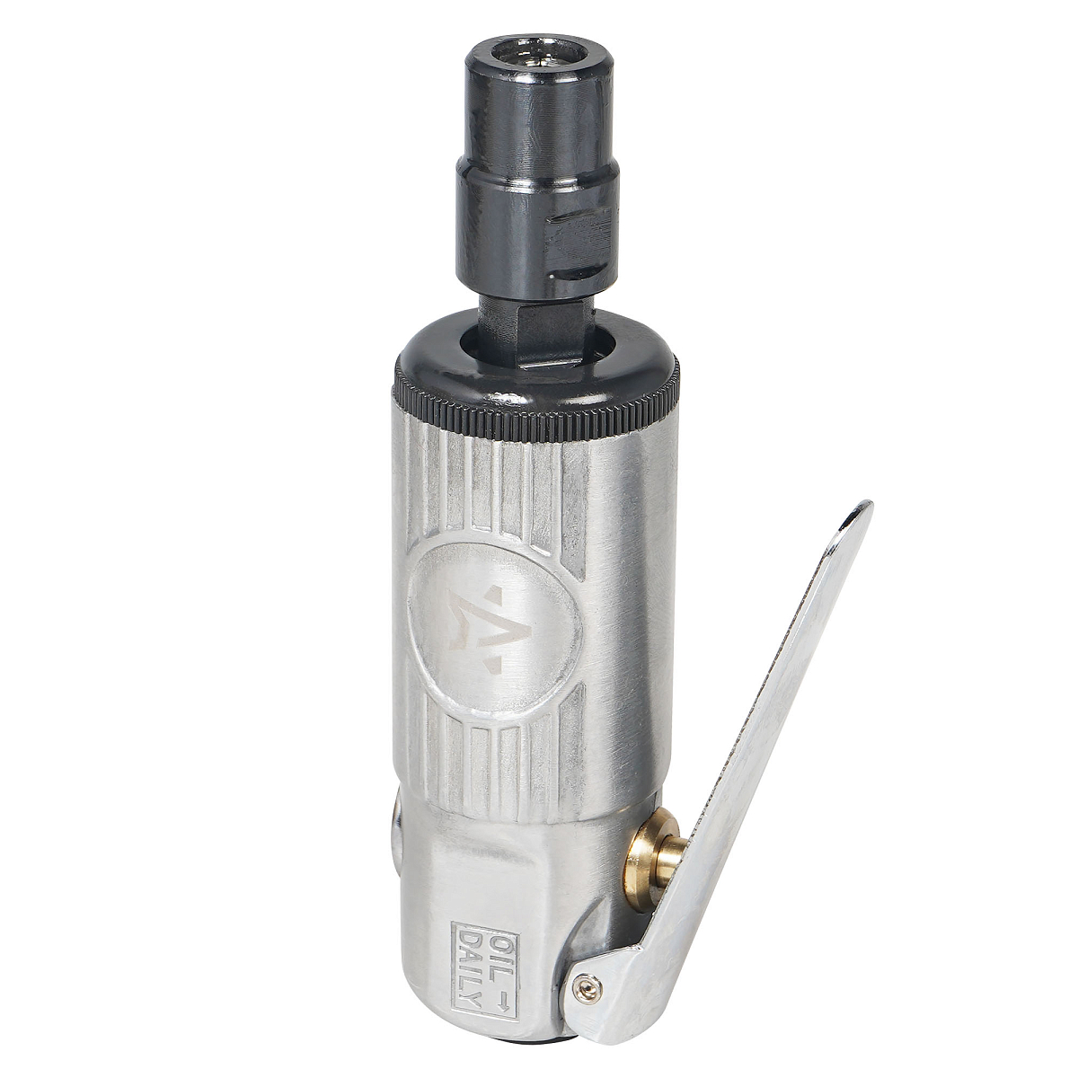 Машинка шлифовальная пневматическая 120мм, 25000 об/мин прямая с оснасткой 16 пр. кейс