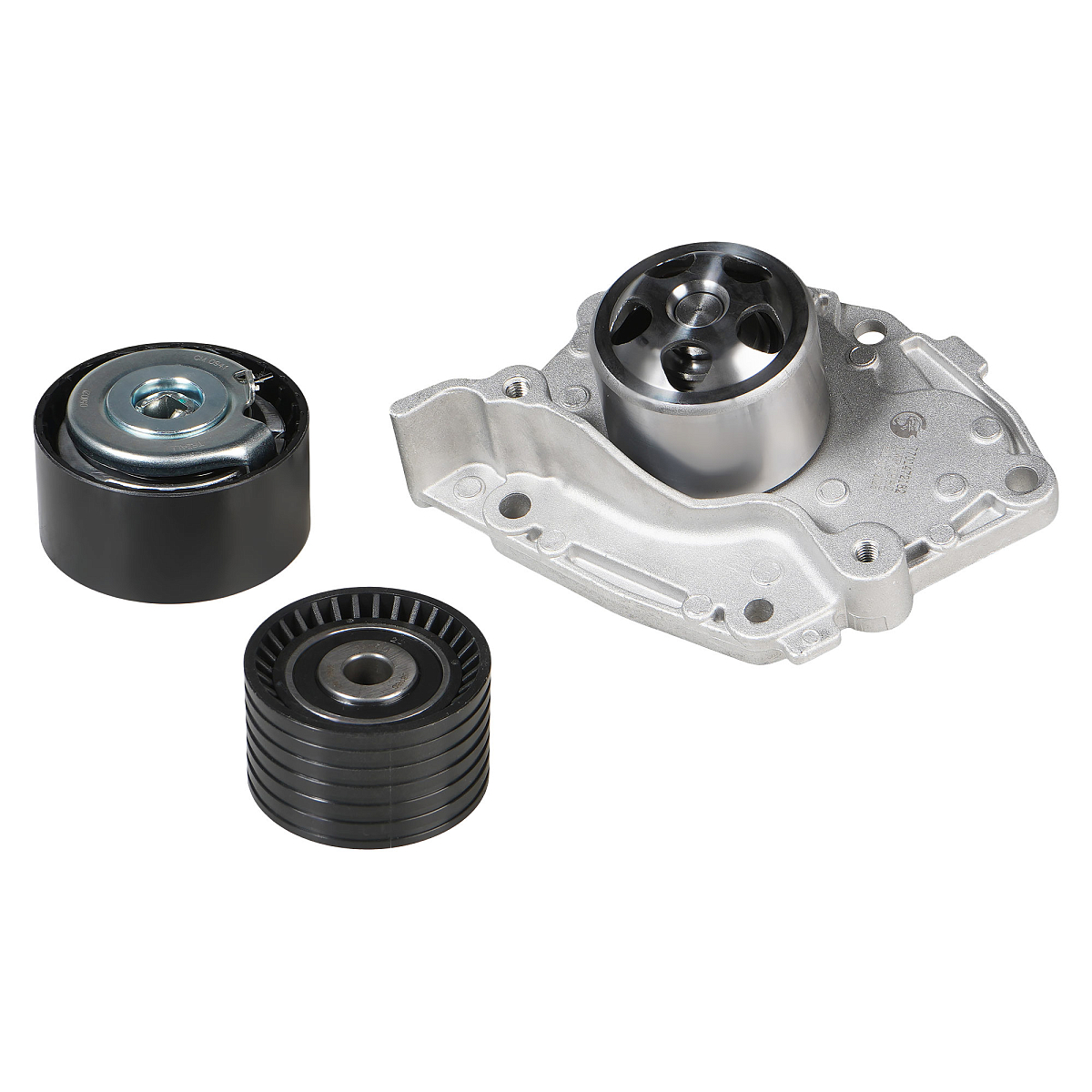 Ремкомплект ГРМ для автомобилей Renault Duster (10-) 2.0i (помпа/ремень/2ролика)