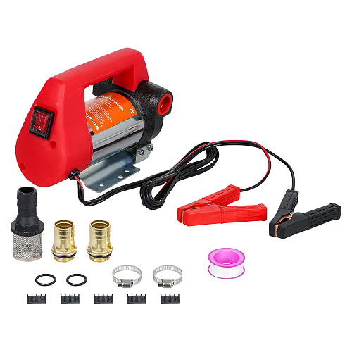 Насос перекачки диз. топлива переносной 24В, 50л/мин, в комплекте пистолет, шланги