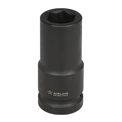 Головка ударная торцевая 1"DR шестигранная 27мм, L=110мм