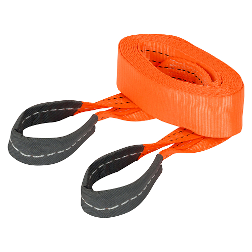 Трос VIP буксировочный усиленный (лента) 5 т, 5 м, без крюков, с мешком