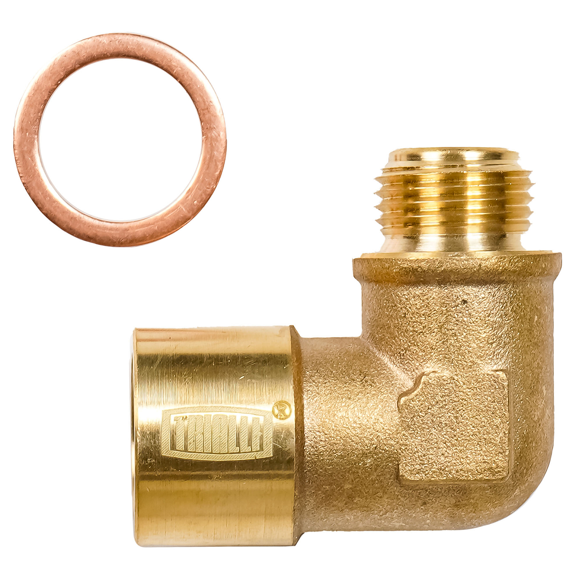 Эмулятор (обманка) датчика кислорода угловой латунный