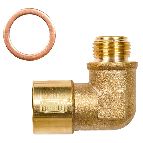 Эмулятор (обманка) датчика кислорода угловой латунный