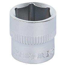 Головка торцевая 1/4"DR шестигранная 14мм, L=25мм